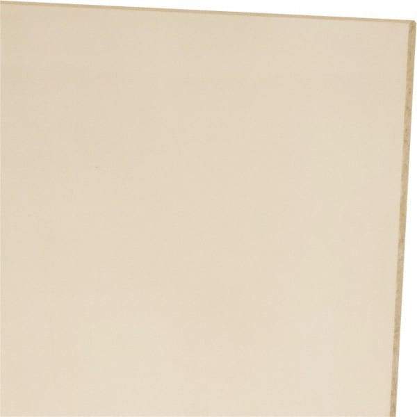 Made in USA - 1/8" Thick x 48" Wide x 4' Long, Polyurethane Sheet - Natural, 60A Hardness, ±0.010 Tolerance - Eagle Tool & Supply