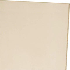 Made in USA - 1/8" Thick x 48" Wide x 4' Long, Polyurethane Sheet - Natural, 60A Hardness, ±0.010 Tolerance - Eagle Tool & Supply