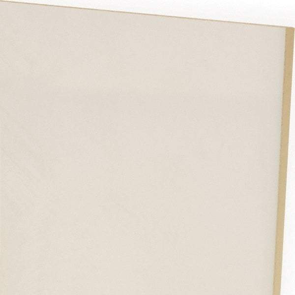 Made in USA - 3/16" Thick x 24" Wide x 1' Long, Polyurethane Sheet - Natural, 60A Hardness, ±0.010 Tolerance - Eagle Tool & Supply