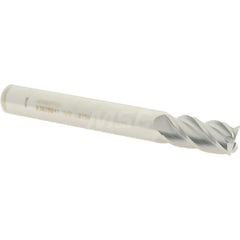 Accupro - 1/2" Diam 4 Flute Solid Carbide 0.015" Corner Radius End Mill - Eagle Tool & Supply