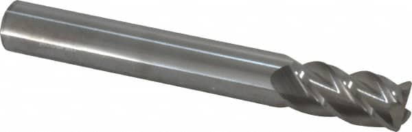 Accupro - 1/2" Diam 4 Flute Solid Carbide 0.045" Corner Radius End Mill - Eagle Tool & Supply