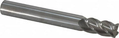Accupro - 1/2" Diam 4 Flute Solid Carbide 0.045" Corner Radius End Mill - Eagle Tool & Supply