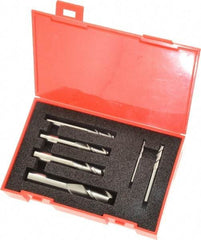 Accupro - 1/8, 3/16, 1/4, 5/16, 3/8 & 1/2", 2 Flute Square End Mill Set - Uncoated, Solid Carbide, Single End, 1/8, 3/16, 1/4, 5/16, 3/8, 1/2" Shank Diam, Centercutting - Eagle Tool & Supply