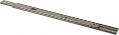 Sugatsune - 16" Slide Length, 12" Travel Length, Stainless Steel Ball Bearing Slide - 94 Lb Capacity at Full Extension - Eagle Tool & Supply