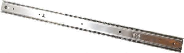 Sugatsune - 20" Slide Length, 15" Travel Length, Stainless Steel Ball Bearing Slide - 81 Lb Capacity at Full Extension - Eagle Tool & Supply