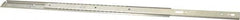 Sugatsune - 22" Slide Length, 16" Travel Length, Stainless Steel Ball Bearing Slide - 74 Lb Capacity at Full Extension - Eagle Tool & Supply