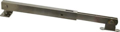 Sugatsune - 19-45/64" OAL x 1-25/32" Wide, 154 Lb Capacity, Heavy Duty Lid Stay - Only One Stay per Lid Required, 7/32" Mounting Hole Diam, 90° Max Opening, Satin 304 Stainless Steel - Eagle Tool & Supply