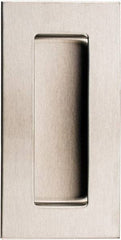 Sugatsune - 120mm Overall Width x 60mm Overall Height, 15mm Recess Depth, Satin Recessed Pull - 304 Stainless Steel, 28mm Recess Height, 86mm Recess Width, 110mm Center to Center, M4 Thread - Eagle Tool & Supply