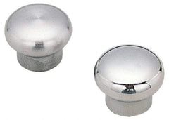 Sugatsune - 304 Stainless Steel Round Drawer or Lid Knob - 1-25/64" Base Diam, 1-63/64" Diam, 1-11/32" High, M5x0.8 - Eagle Tool & Supply