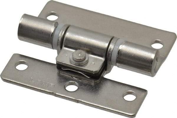 Sugatsune - 1-63/64" Long x 1-11/16" Wide x 5/64" Thick, Stainless Steel Torque Hinge - Stainless Steel, Polished Finish - Eagle Tool & Supply