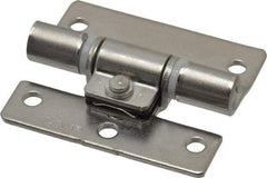 Sugatsune - 1-63/64" Long x 1-11/16" Wide x 5/64" Thick, Stainless Steel Torque Hinge - Stainless Steel, Polished Finish - Eagle Tool & Supply