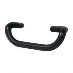 Sugatsune - Polyurethane Around Steel Core Chest Handle - 11-43/64" Wide x 2-59/64" High, Black Coated, 4 Holes - Eagle Tool & Supply