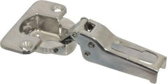 Sugatsune - 57mm Long x 55mm Wide x 38mm Thick, Concealed Overlay Hinge - 304 Stainless Steel, Polished Finish - Eagle Tool & Supply
