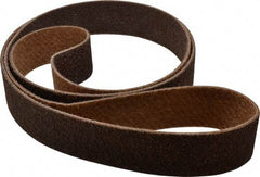 Brite Star - 3" Wide x 132" OAL, 80 Grit, Aluminum Oxide Abrasive Belt - Aluminum Oxide, Coarse, Nonwoven, Series SC-BS - Eagle Tool & Supply