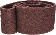 Brite Star - 2-1/2" Wide x 60" OAL, 120 Grit, Aluminum Oxide Abrasive Belt - Aluminum Oxide, Medium, Nonwoven, Series SC-BS - Eagle Tool & Supply