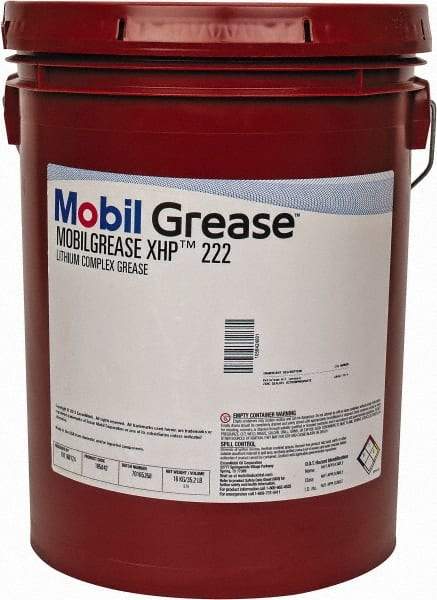 Mobil - 35.2 Lb Pail Lithium High Temperature Grease - Dark Blue, High Temperature, NLGIG 2, - Eagle Tool & Supply