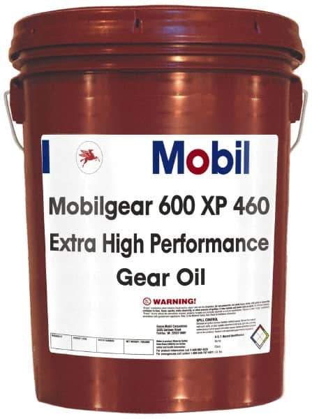 Mobil - 5 Gal Pail, Mineral Gear Oil - ISO 460 - Eagle Tool & Supply