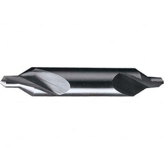 Chicago-Latrobe - #5 Plain Cut 60° Incl Angle High Speed Steel Combo Drill & Countersink - Eagle Tool & Supply