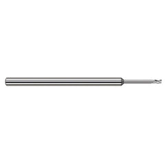 Variable Helix End Mills for Aluminum Alloys - 0.2500″ (1/4″) Cutter Diameter × 0.3750″ (3/8″) Length of Cut × 2.0000″ (2″) Reach Carbide Square End Mill for Aluminum Alloys, 3 Flutes - Exact Industrial Supply