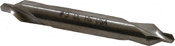 Chicago-Latrobe - #3 Plain Cut 60° Incl Angle High Speed Steel Combo Drill & Countersink - Eagle Tool & Supply