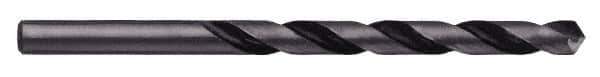 Chicago-Latrobe - 31/64" 118° High Speed Steel Jobber Drill - Oxide Finish, Right Hand Cut, Spiral Flute, Straight Shank, 5-7/8" OAL, Split Point - Eagle Tool & Supply