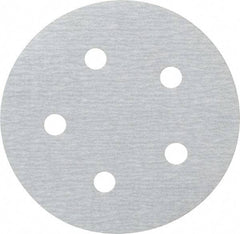 Made in USA - 5" Diam, 400 Grit, Silicon Carbide Hook & Loop Disc - Super Fine Grade, Coated, B Weight Paper Backing, - Eagle Tool & Supply