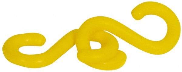 NMC - Barrier S-Hook - Plastic, White - Eagle Tool & Supply
