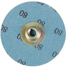 Standard Abrasives - 3/4" Disc Diam, 240 Grit, Aluminum Oxide Quick Change Disc - Type S Attaching System, Coated, Brown, Very Fine Grade, 20,000 RPM - Eagle Tool & Supply