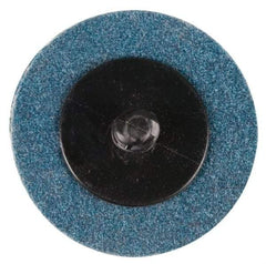 Standard Abrasives - 1-1/2" Disc Diam, 40 Grit, Aluminum Oxide Quick Change Disc - Type R Attaching System, Coated, Brown, Coarse Grade, 20,000 RPM - Eagle Tool & Supply