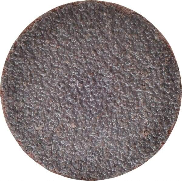 Tru-Maxx - 1-1/2" Disc Diam, 40 Grit, Aluminum Oxide Quick Change Disc - Type S Attaching System, Coated, Brown, Coarse Grade, 30,000 RPM - Eagle Tool & Supply