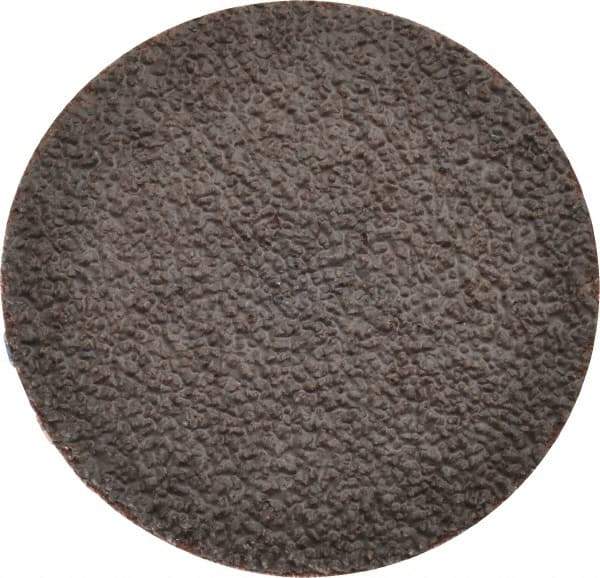 Tru-Maxx - 3" Disc Diam, 24 Grit, Aluminum Oxide Quick Change Disc - Type S Attaching System, Coated, Brown, Very Coarse Grade, 20,000 RPM - Eagle Tool & Supply