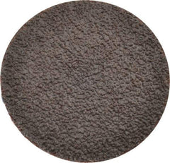 Tru-Maxx - 3" Disc Diam, 24 Grit, Aluminum Oxide Quick Change Disc - Type S Attaching System, Coated, Brown, Very Coarse Grade, 20,000 RPM - Eagle Tool & Supply