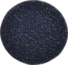 Tru-Maxx - 1-1/2" Disc Diam, 36 Grit, Zirconia Alumina Quick Change Disc - Type S Attaching System, Coated, Blue, Very Coarse Grade, 30,000 RPM - Eagle Tool & Supply