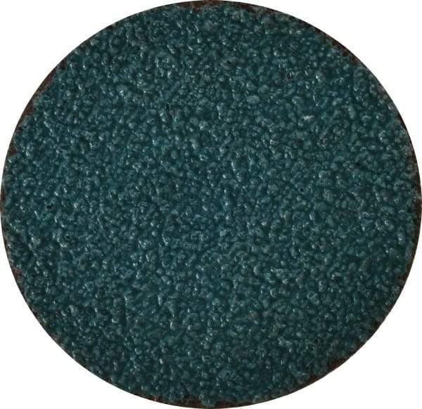 Tru-Maxx - 2" Disc Diam, 40 Grit, Zirconia Alumina Quick Change Disc - Type S Attaching System, Coated, Blue, Coarse Grade, 30,000 RPM - Eagle Tool & Supply