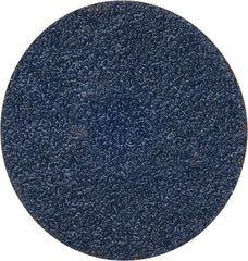 Tru-Maxx - 2" Disc Diam, 50 Grit, Zirconia Alumina Quick Change Disc - Type S Attaching System, Coated, Blue, Coarse Grade, 30,000 RPM - Eagle Tool & Supply