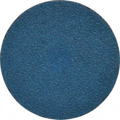 Tru-Maxx - 2" Disc Diam, 60 Grit, Zirconia Alumina Quick Change Disc - Type S Attaching System, Coated, Blue, Medium Grade, 30,000 RPM - Eagle Tool & Supply