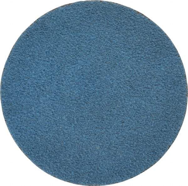 Tru-Maxx - 2" Disc Diam, 80 Grit, Zirconia Alumina Quick Change Disc - Type S Attaching System, Coated, Blue, Medium Grade, 30,000 RPM - Eagle Tool & Supply