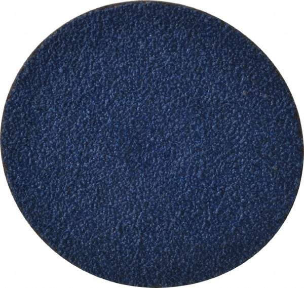 Tru-Maxx - 3" Disc Diam, 40 Grit, Zirconia Alumina Quick Change Disc - Type S Attaching System, Coated, Blue, Coarse Grade, 20,000 RPM - Eagle Tool & Supply