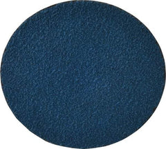Tru-Maxx - 3" Disc Diam, 50 Grit, Zirconia Alumina Quick Change Disc - Type S Attaching System, Coated, Blue, Coarse Grade, 20,000 RPM - Eagle Tool & Supply