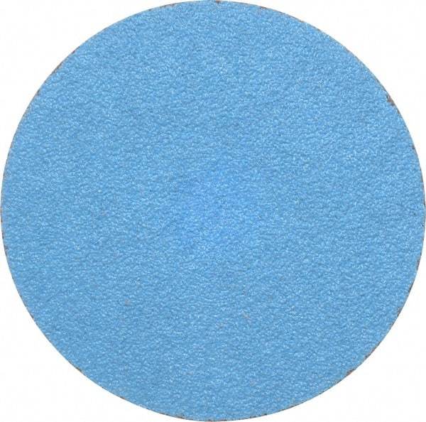 Tru-Maxx - 3" Disc Diam, 60 Grit, Zirconia Alumina Quick Change Disc - Type S Attaching System, Coated, Blue, Medium Grade, 20,000 RPM - Eagle Tool & Supply