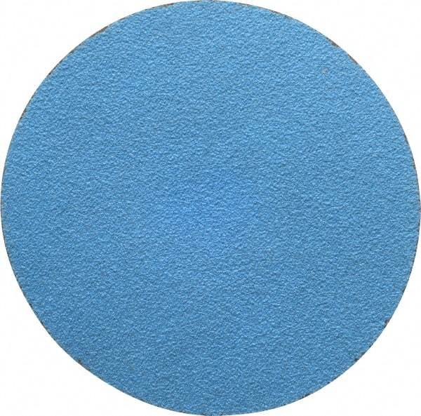 Tru-Maxx - 3" Disc Diam, 80 Grit, Zirconia Alumina Quick Change Disc - Type S Attaching System, Coated, Blue, Medium Grade, 20,000 RPM - Eagle Tool & Supply