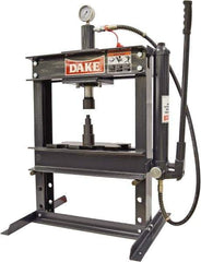 Dake - 10 Ton Hydraulic Shop Press - 6 Inch Stroke - Eagle Tool & Supply