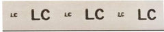 Starrett - 24" Long x 7/16" Wide x 7/16" Thick, Low Carbon, Steel Oil-Hardening Flat Stock - + 5/8" Long Tolerance, + 0 - 0.005" Wide Tolerance, +/- 0.001" Thick Tolerance - Eagle Tool & Supply