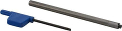 Iscar - MGCH, Internal, Left Hand, 1.5mm Max Depth of Cut, 0.5 to 4mm Groove Width, Indexable Grooving Tool Holder - GIQ. 8.. Insert Compatibility, 6mm Shank Width, 100mm OAL - Eagle Tool & Supply