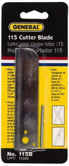 General - Cutter Replacement Cutting Blade - Use with General Tool 115, Cuts PVC, ABS and PE tubing - Eagle Tool & Supply