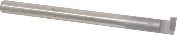 Accupro - 0.795" Min Bore Diam, 4" Max Bore Depth, 5/8 Shank Diam, Boring Bar - Right Hand Cut, Carbide-Tipped, Bright Finish - Exact Industrial Supply