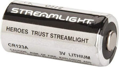 Streamlight - Size CR123A, Lithium, 400 Pack, Standard Battery - 3 Volts - Eagle Tool & Supply