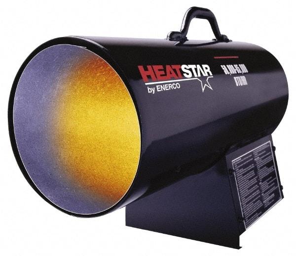 Heatstar - 35,000 BTU Rating, Propane Forced Air Heater - 800 Sq Ft Max Heating Area, 20 Lb Capacity, Fuel with Propane - Eagle Tool & Supply