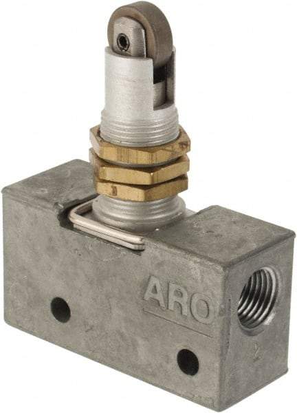 ARO/Ingersoll-Rand - Mechanically Operated Valves Valve Type: 3-Way CV Rating: 0.195 - Eagle Tool & Supply