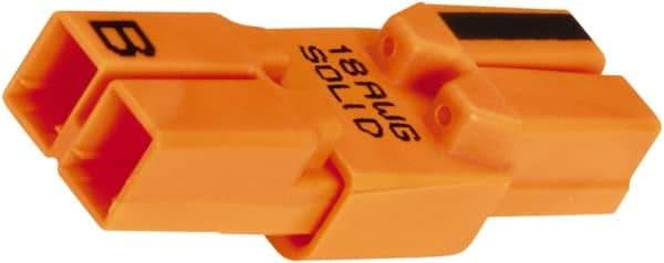 Ideal - 2 Poles, 18 AWG, Luminaire Quick Disconnect - For Use with Nonresidential Fluorescent Luminaires - Eagle Tool & Supply
